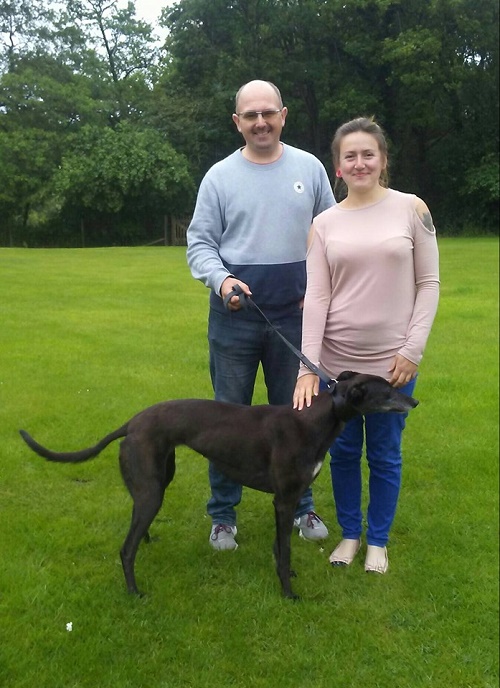 Our lovely Kat kept her name as she left kennels for her new life with the Loftus family