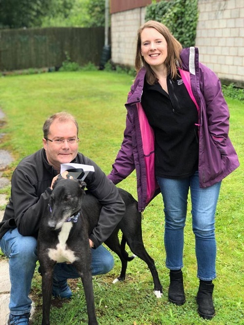 Bob kept his kennel name as he left us for his new home with the Bates family