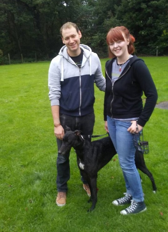 Quaver changed her name to Fern when she left the kennels for her new home with Lucy and her partner