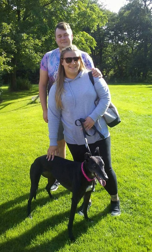 Our lovely Lisa found her forever home with Laura and her partner. She's now called Leyla and will be a much loved addition to the family