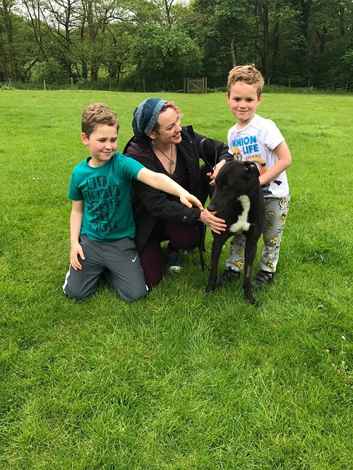 Handsome chap Echo kept his name and left us to live with the Roberts family