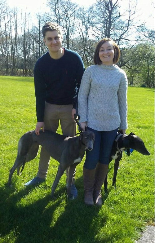 Pretty girl Keira found her forever home when she left our kennels with the Lawley family and her new hound brother