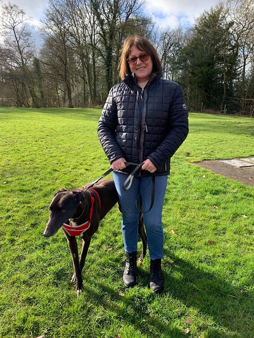 Handsome Sooty changed his name to Gus as he left for his new life with the Harris family