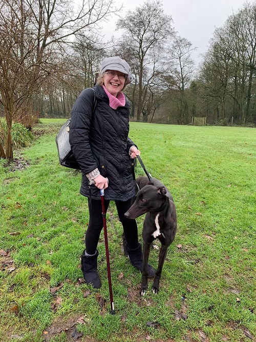 It’s was Woodys lucky day as Jo came to the kennels to look for a new friend. She instantly fell in love and he was soon on his way to his forever home