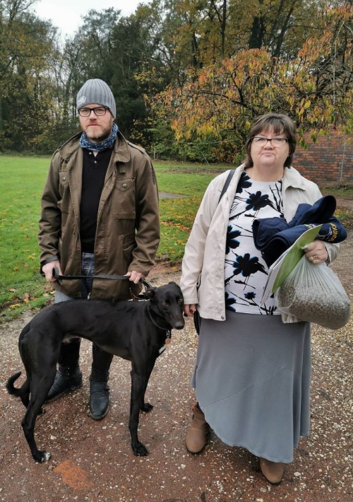 The Boyson family collected Woofie from the kennels for his new home with them. He has changed his name to Billy and will be much loved.